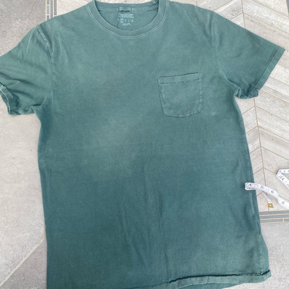 Urban Outfitters Dark Green Pocket Tee